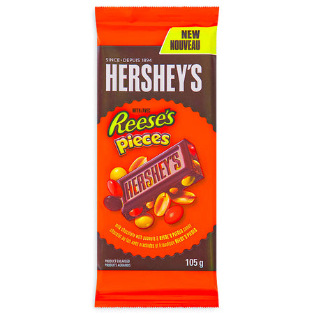 Hershey's with Reese's Pieces - 105 g, Hershey's with Reese's Pieces, chocolatey fun, Hershey's chocolate, Reese's Pieces