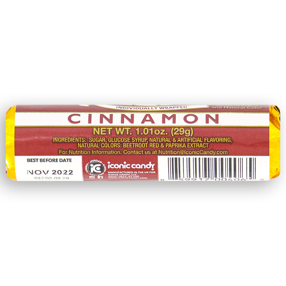 Reed's Cinnamon Candy Rolls Back Ingredients, reeds candy, reeds candy rolls, cinnamon candy, retro candy, nostalgic candy, nostalgia candy