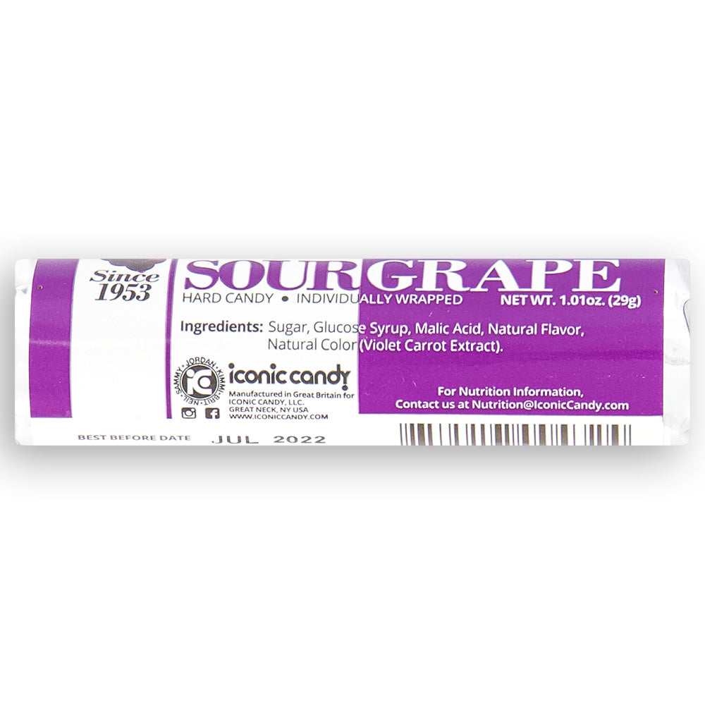 Regal Crown Sour Grape Candy Rolls Back