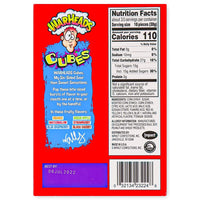 WarHeads Sour Chewy Cubes Theatre Pack 4oz Back ingredients nutrition facts, WarHeads Sour Chewy Cubes, Sour Candy Theater, Bite-Sized Sour Delights, Mouth-Puckering Sourness, Fruity Sweet Burst, Candy Spectacle, Whimsical Taste Sensation, Front-Row Flavor, Sweet and Sour Candy, Candy Theater Pack, warheads, warheads candy, warheads sour candy, sour candy