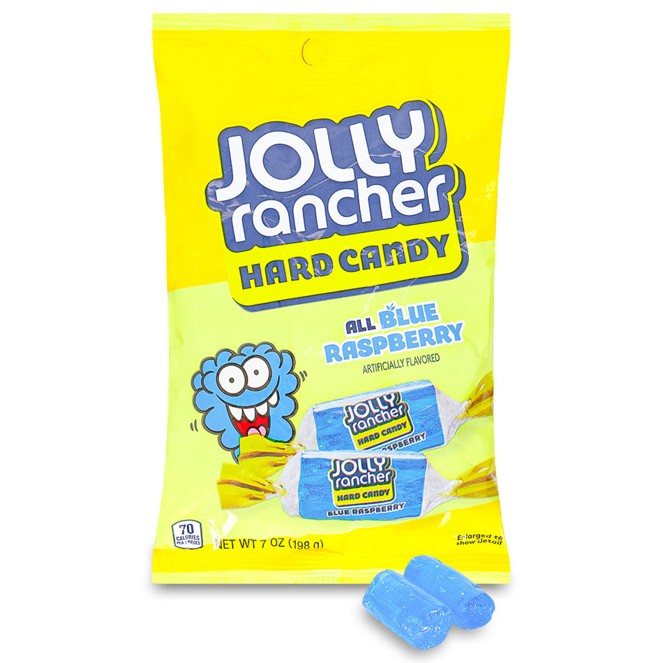 Jolly Rancher Hard Candy All Blue Raspberry 7oz Opened, blue candy, blue raspberry candy, blue raspberry jolly rancher, blue jolly rancher
