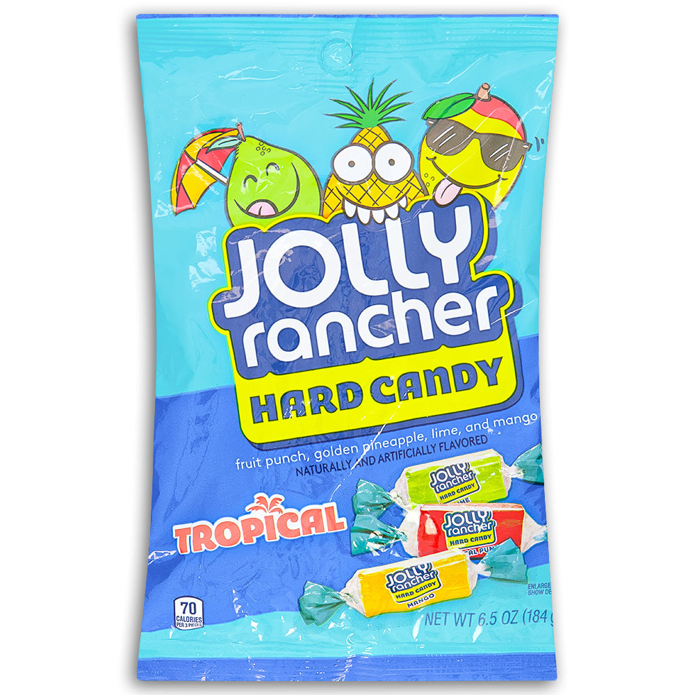 Jolly Rancher Tropical Hard Candy - 6.5oz, Jolly Rancher, Tropical Hard Candy, taste adventure, sun-soaked flavors, luau, beachside getaway, paradise, palate, tropical escape, jolly rancher, jolly rancher candy, jolly rancher sour candy, jolly rancher sour, jolly rancher hard candy, hard candies, jolly rancher hard candies, jolly rancher gummies, gummies, jolly rancher gummy