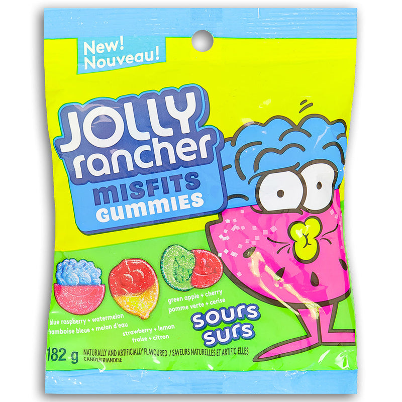 Jolly Rancher Misfits Gummies Sours Candy - 182 g, Jolly Rancher Misfits Gummies Sours, Sour candy, Tangy gummies, Jolly Rancher flavors, Sweet and sour candy, Sourlicious treats, Candy assortment, Fruit-flavored gummies, jolly rancher, jolly rancher candy, jolly rancher sour candy, jolly rancher sour, jolly rancher hard candy, hard candies, jolly rancher hard candies, jolly rancher gummies, gummies, jolly rancher gummy