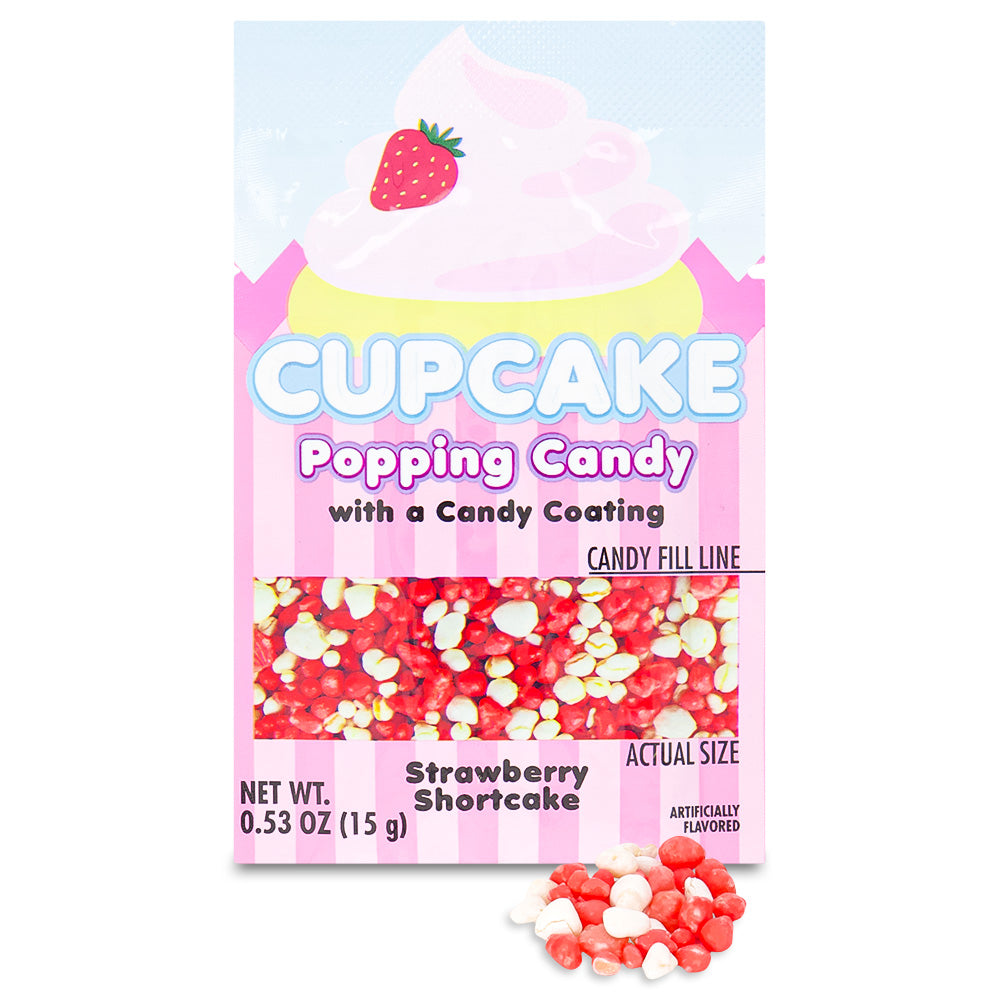 Cupcake Popping Candy 15g Opened, Cupcake flavor candy, Cupcake candy, Cupcake Popping Candy