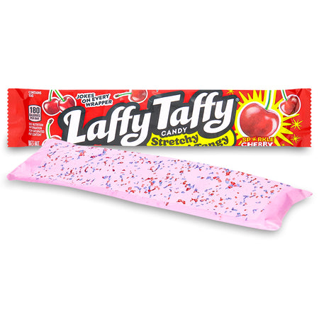 Laffy Taffy Sparkle Cherry Candy 1.5 oz Opened, Cherry Flavor Candy, Laffy Taffy Flavor, Laffy Taffy Sparkle Cherry Candy
