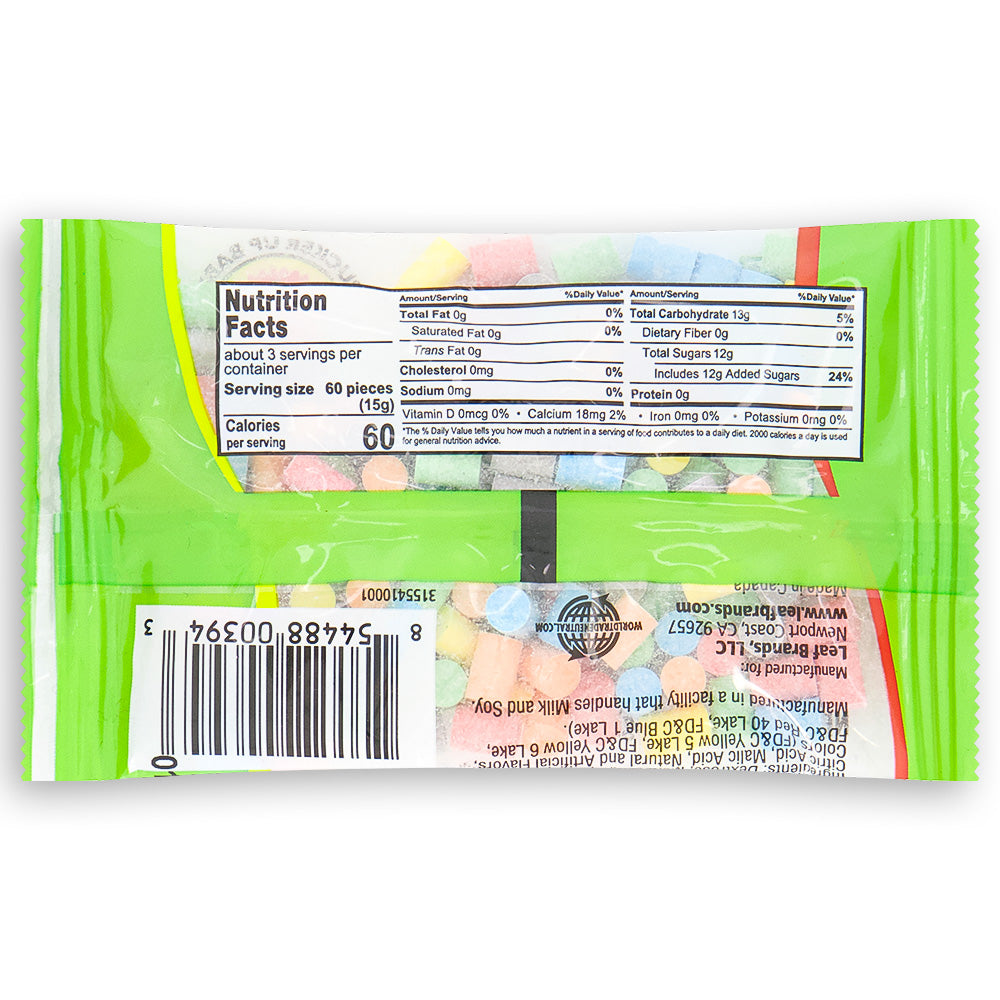 Tart N Tiny Candy 43g Back Ingredients Nutrition Facts, Tart N Tiny Candy, Bite-Sized Bliss, Colorful Confetti, Flavor-Packed, Tartness, Fruity Flavors, Mini Explosion, Party Favor, Zesty Zing, Sweet Escape