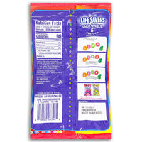 Lifesavers Gummies 5 Flavors 180g Nutrition Facts Ingredients, Lifesavers, lifesavers candy, lifesaver gummies, cherry candy, watermelon candy, green apple candy, strawberry candy, orange candy