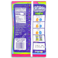 Lifesavers Gummies Neons Candies 7oz Back Ingredients Nutrition Facts, Lifesavers, lifesavers candy, lifesaver gummies, neon candies, neon candy