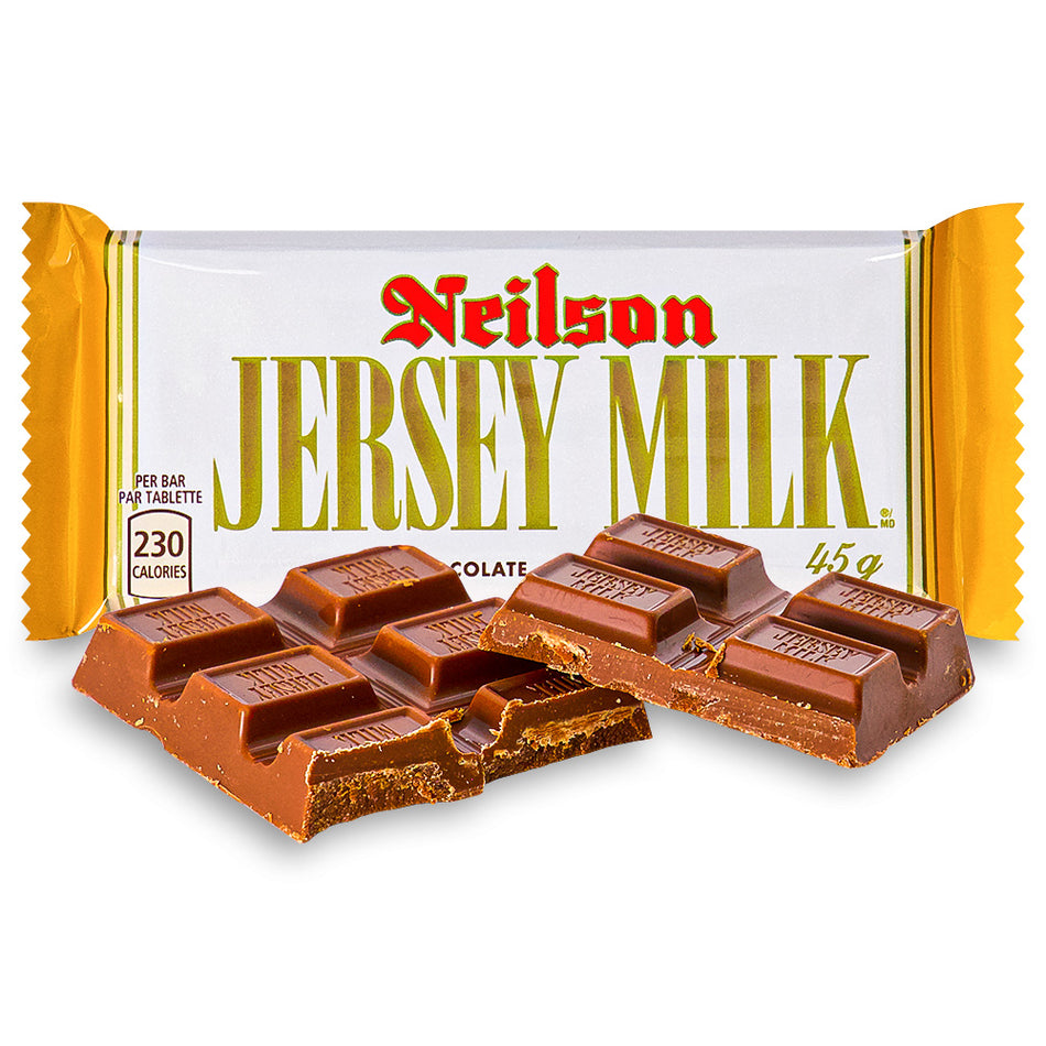 Neilson Jersey Milk Chocolate Bar 45g Opened - Jersy Milk is made with premium milk chocolate!