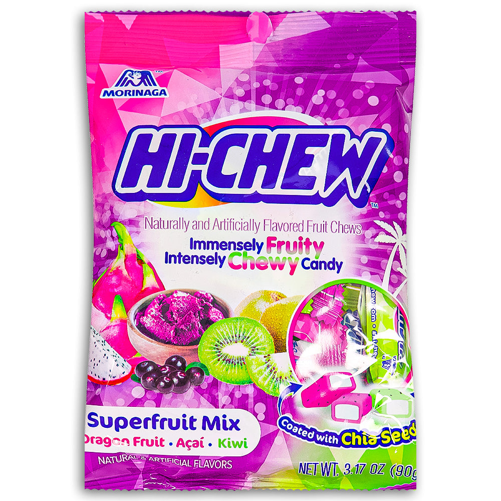 Hi-Chew Superfruit Mix 3.17oz Front, Hi Chew, Hi Chew Candy, Hi-Chew Candy, Hi-Chew, Japanese Candy