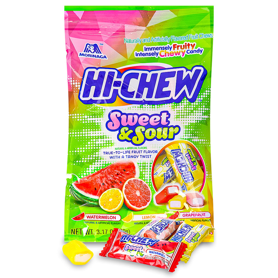 Hi-Chew Sweet & Sour Mix 3.17oz Opened - Sweet and Sour Candies - Japanese Candy