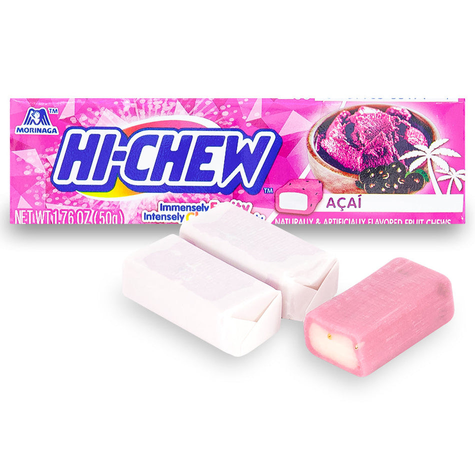 Hi-Chew Acai 1.76oz Open, Hi-Chew Acai, Chewy Acai Candy, Exotic Fruit Flavored Chew, Hi-Chew Whimsical Delight, Acai Berry Candy, Chewy Candy Experience, Hi-Chew Flavor Explosion, Acai Chewy Sensation, Fruity Chewy Treats, Best Acai Candy, hi chew, hi chew candy, hi chew candies, hi-chew, hi-chew candy, hi-chew candies