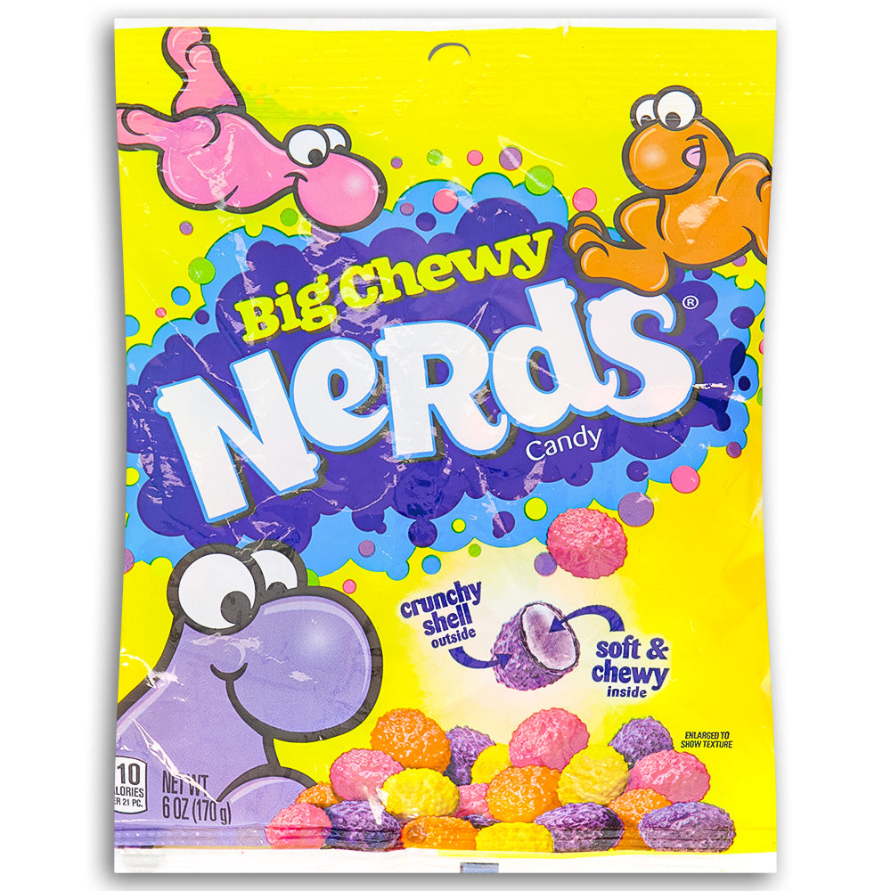 Nerds Big Chewy Candy 6oz Front, chewy candy, nerds candy, big chewy nerds candy, chewy nerds candy