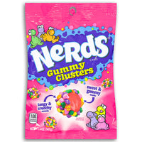 Nerds Gummy Clusters 5oz Front, Nerds, nerds candy, nerds gummy clusters, nerds gummy candy, nerds gummies