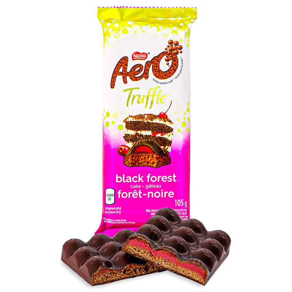 Aero Truffle Black Forest Cake Dark Chocolate Bar - Canadian Chocolate Bar 