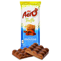 Aero Truffle Chocolate Mousse Milk Chocolate Bar 105 g, Aero Truffle Chocolate Mousse, Milk Chocolate Bar, Indulgent Chocolate Treat, Whimsical Chocolate Delight, aero, aero chocolate, aero chocolate bar, nestle chocolate, aero truffle