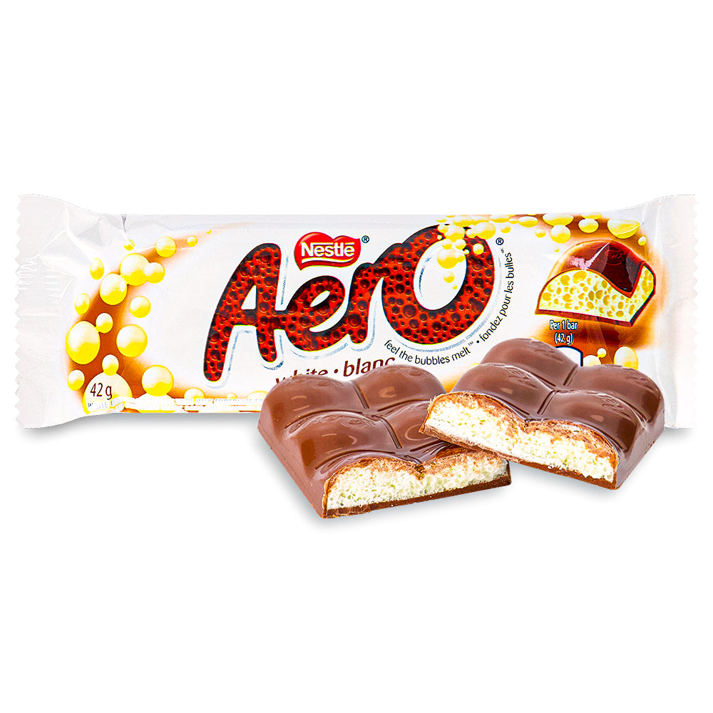 Aero Bubbly White Chocolate Bar - Canadian Chocolate Bars