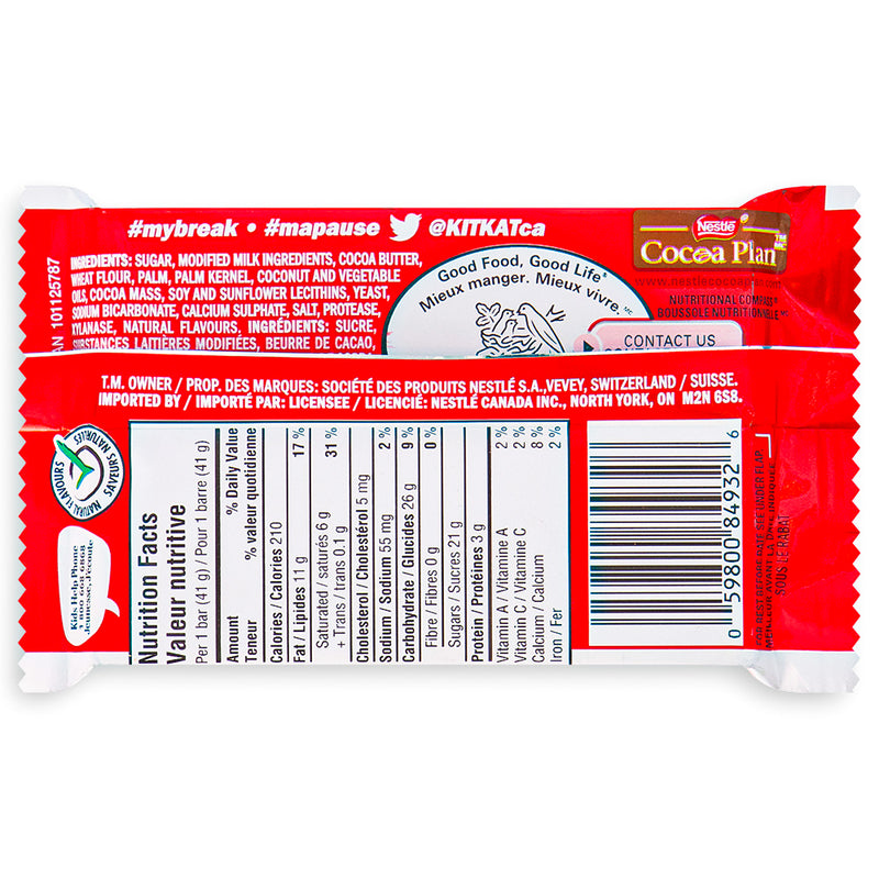 Nestle Kit Kat White Bar 41g Back, Kit Kat, white chocolate, kit kat white chocolate, classic chocolate, wafer chocolate