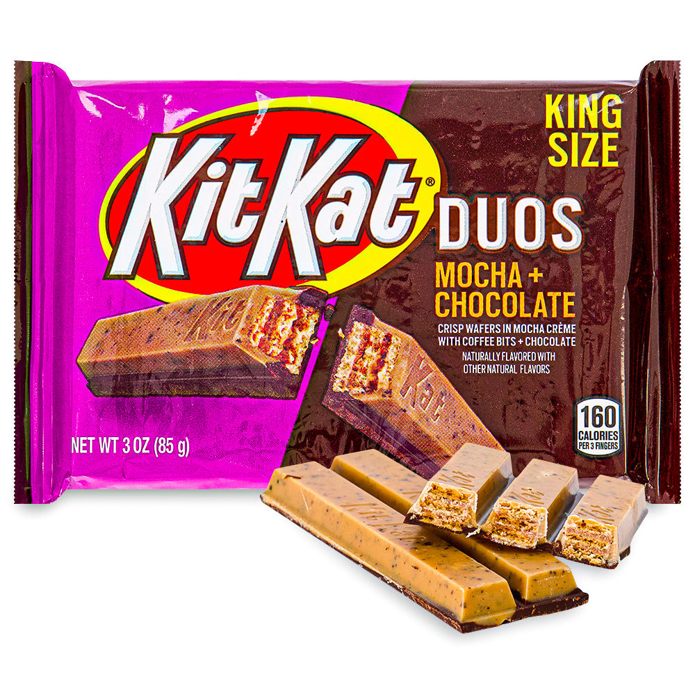 Kit Kat Duos Mocha Chocolate King Size 85g Opened - Kit Kat