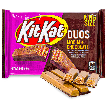 Kit Kat Duos Mocha Chocolate King Size 85g Opened - Kit Kat