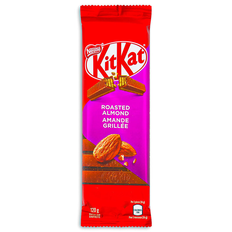 Kit Kat Roasted Almond Bars 120 g front, kit kat, kit kat chocolate, kit kat chocolate bar, kit kat roasted almond, kit kat roasted almond bar