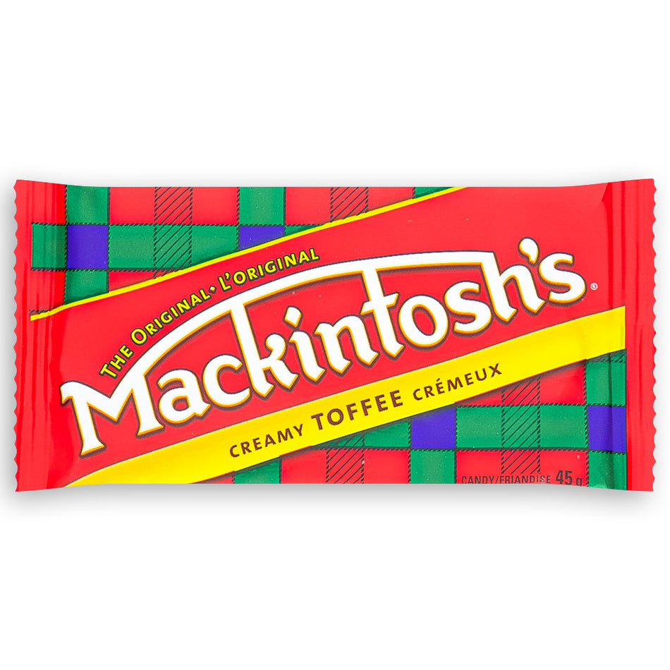 Mackintosh Toffee 45g Front - Canadian Candy