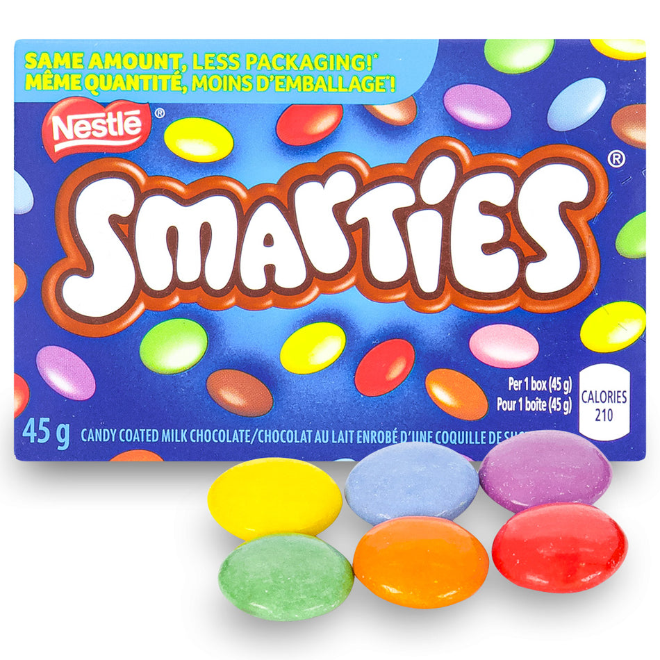 Smarties Candy  - Smarties Candy Canada - Canadian Candy, colorful candy, chocolate treats, chocolate candy, canadian candy, canadian chocolate