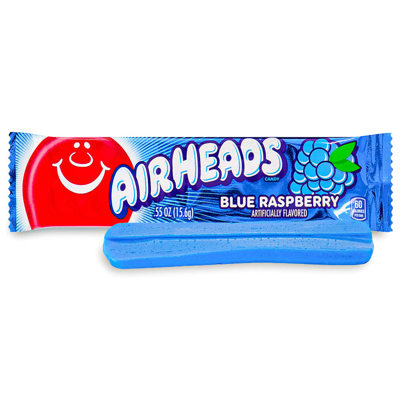 AirHeads Taffy Blue Raspberry, Airheads, airheads candy, airheads flavors, taffy, taffy candy