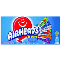 AirHeads 6 Bars Theatre Pack, Airheads, airheads candy, airheads flavors, taffy, taffy candy