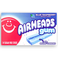 AirHeads Gum Blue Raspberry, Airheads, airheads candy, airheads flavors, taffy, taffy candy, chewing gum, bubble gum, Airheads gum, Airheads chewing gum