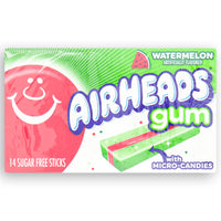 AirHeads Gum Watermelon, Airheads, airheads candy, airheads flavors, taffy, taffy candy, chewing gum, bubble gum, Airheads gum, Airheads chewing gum