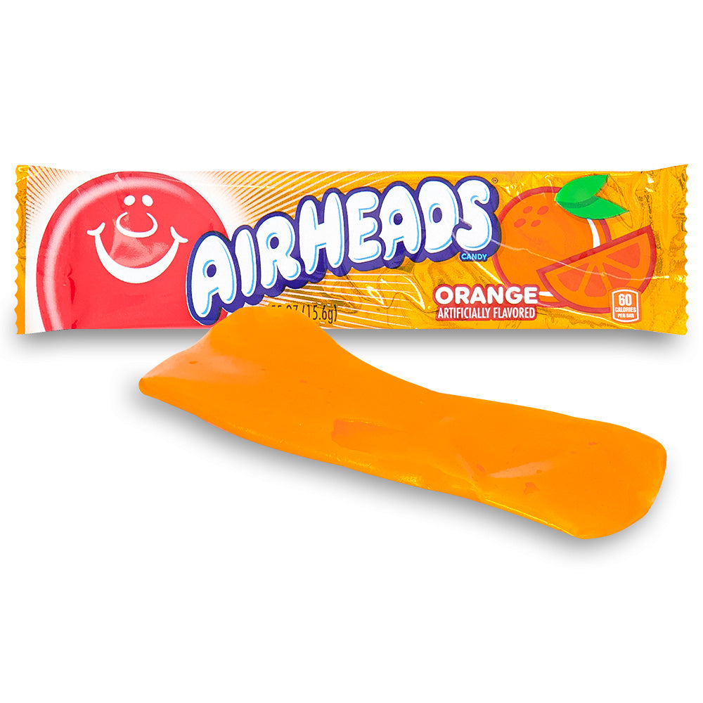 AirHeads Taffy Orange, Airheads, airheads candy, airheads flavors, taffy, taffy candy