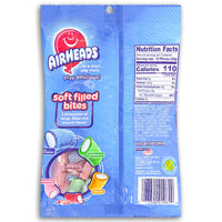 AirHeads Soft Filled Bites Original Fruit 6oz Nutrition Facts Ingredients, Airheads, airheads candy, airheads flavors, taffy, taffy candy