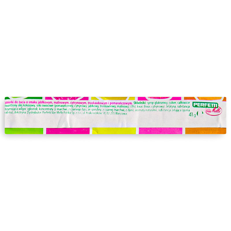 Fruit-Tella Rainbow Mix 41g Back -  Fruittella - Nutrition Facts - Ingredients