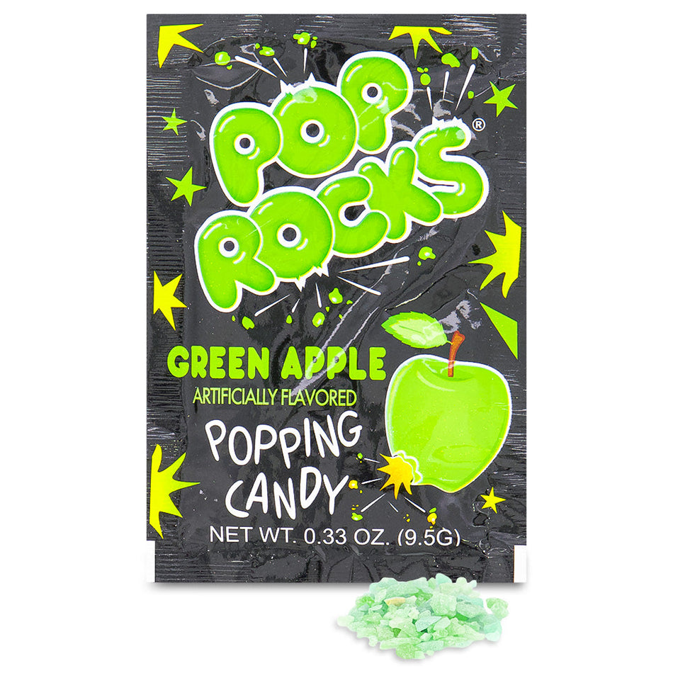 Pop Rocks Green Apple Popping Candy Open, pop rocks, pop rocks candy, green apple pop rocks, pop rocks green apple, green apple candy, green candy