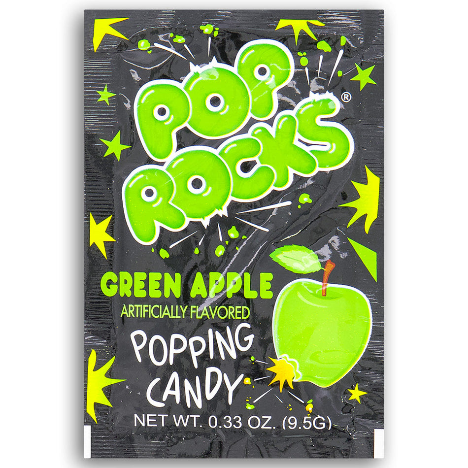 Pop Rocks Green Apple Popping Candy Front, pop rocks, pop rocks candy, green apple pop rocks, pop rocks green apple, green apple candy, green candy