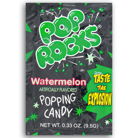 Pop Rocks Watermelon Popping Candy Front, pop rocks, pop rocks candy, pink candy, retro candy, classic candy, watermelon pop rocks, pop rocks watermelon, watermelon candy