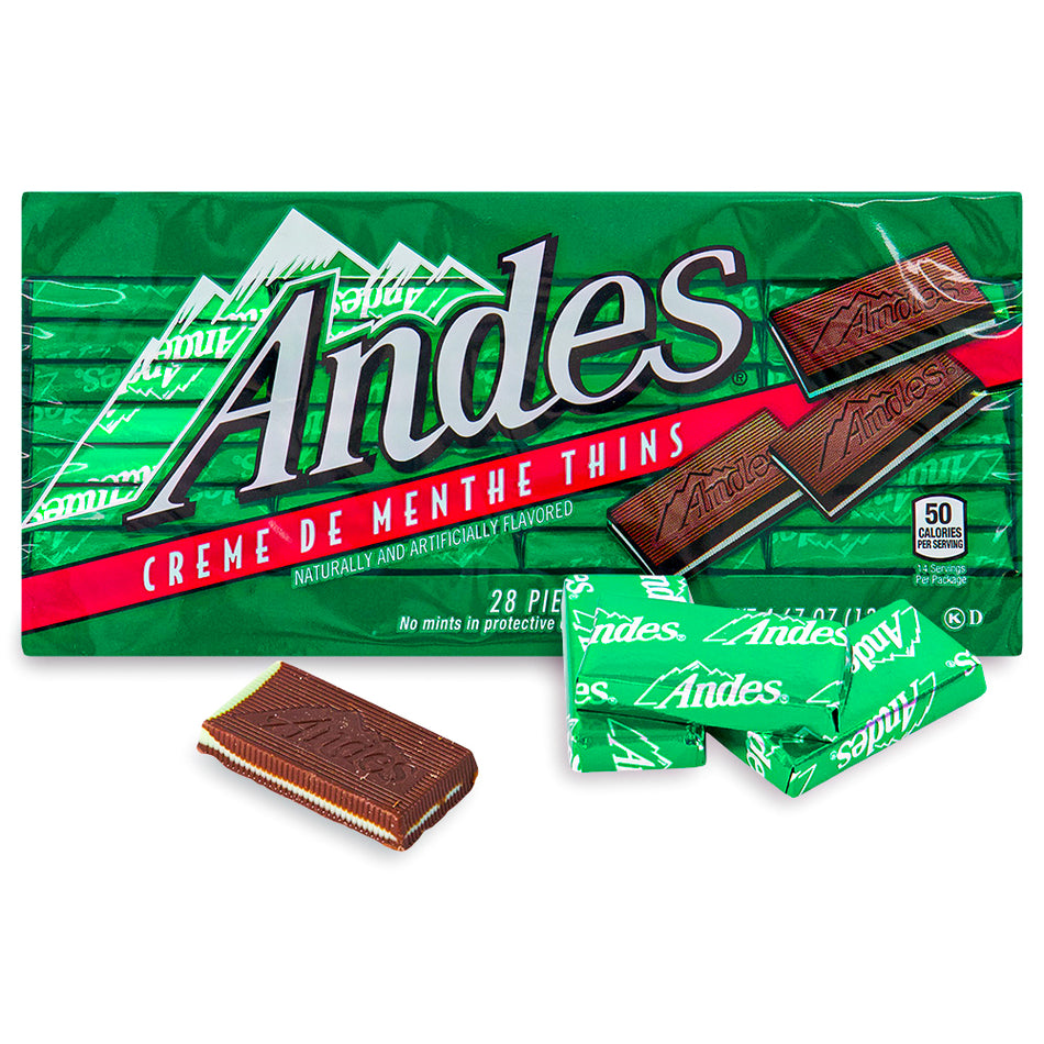Andes Crème de Menthe Thins Theater Pack with Chocolate - Movie Theater Candy