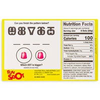 Dots Candy Theatre Pack 6.5oz Back, Dots Candy, Gummy Candy, Gumdrops, Gumdrop Candy