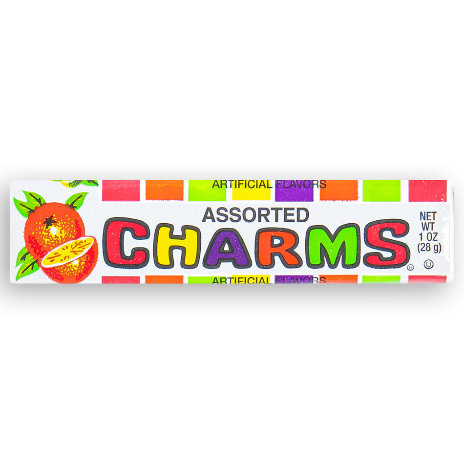 Charms Assorted Squares Candy Front, charms squares, charms candy, classic candy, retro candy, nostalgic candy