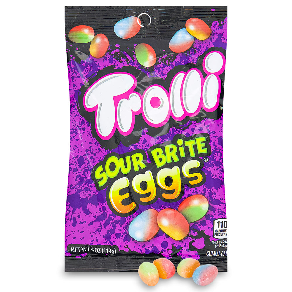 Trolli Sour Brite Eggs 4oz Opened - Sour Candies from Trolli