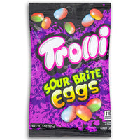 Trolli Sour Brite Eggs 4oz Front - Sour Candies from Trolli
