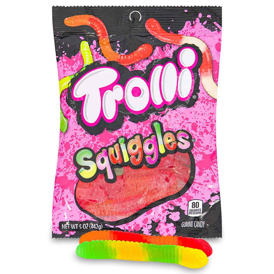 Trolli Squiggles Open, Trolli Squiggles, chewy gummies, wiggly fun, candy enthusiasts, flavor adventurers, gummy experience, gummy adventure