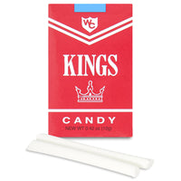 chalk cigarette candy Cigarettes Licorice centers Crunchy peppermint coating Retro style candy Add nostalgic appeal to your bulk displays and candy buffets with these licorice chalk candy from Gerrit Good job Halloween. Dafaq are