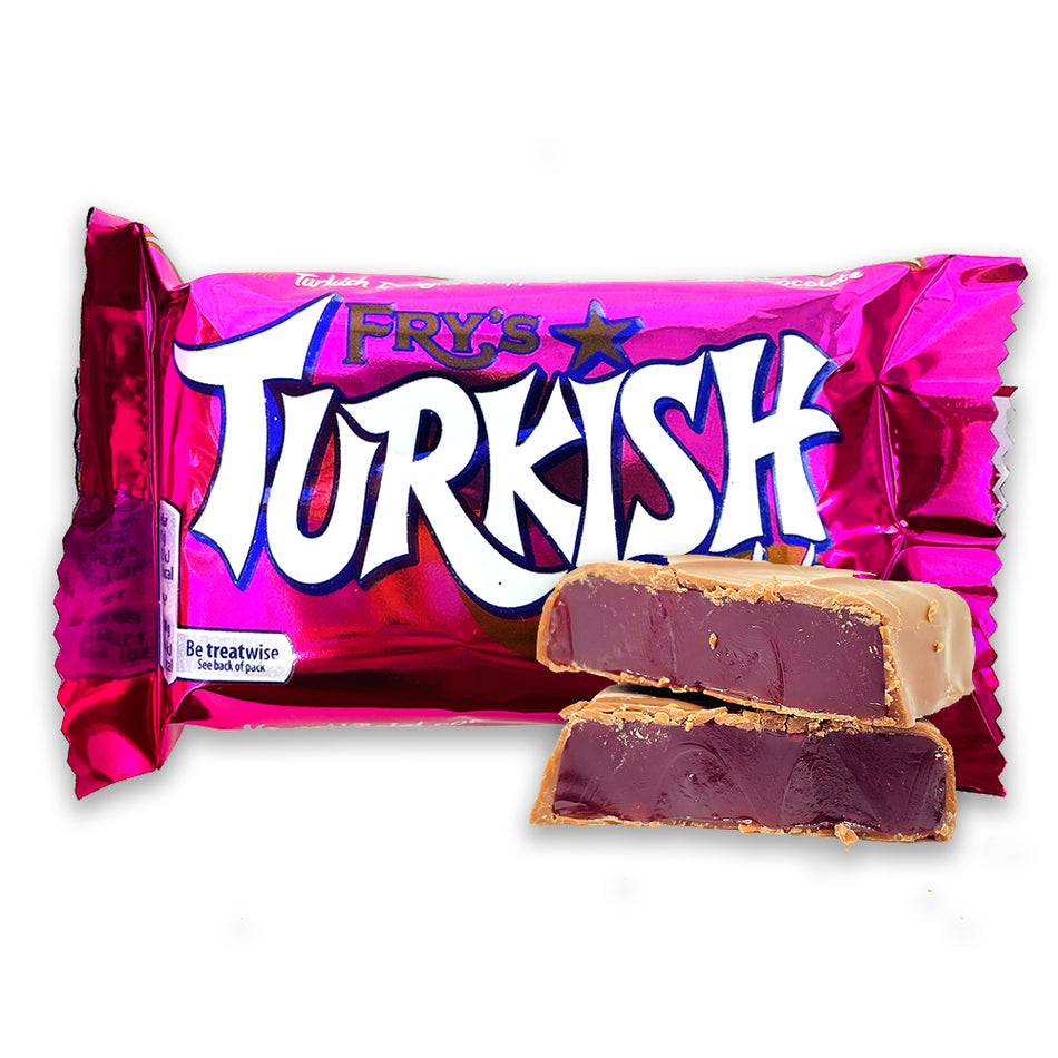 Fry's Turkish Delight - 51g - British Candy - This Turkish Delight is full of Eastern PromiseFry's Turkish Delight (UK) - 51g  Nutrition Facts Ingredients