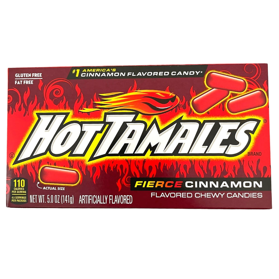 Hot Tamales Fierce Cinnamon Theatre Pack - 5oz, Hot Tamales Fierce Cinnamon Theatre Pack, Sizzling Sensation Candy, Fiery Cinnamon Flavor, Spice Up Movie Nights, Bite-Sized Chewy Delights, Bold Cinnamon Taste, Spicy Snack Adventure, Red Hot Tamales, Cinnamon Candy Fun, Movie Night Treats, hot tamales, hot tamales candy, spicy candy, hot candy