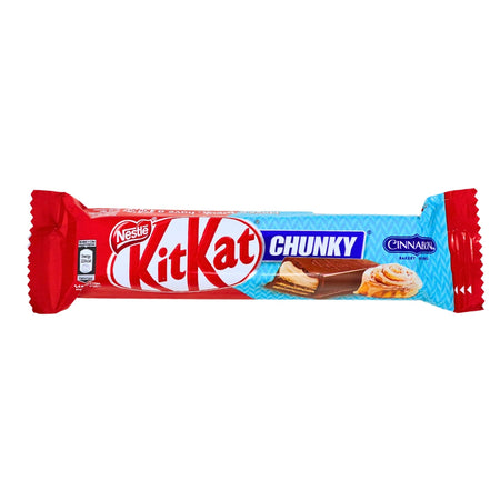 Kit Kat Cinnabon (Dubai) 42g Front, kit kat, kit kat chocolate, kit kat chocolate bar, chunky kit kat chocolate, dubai chocolate, dubai kit kat