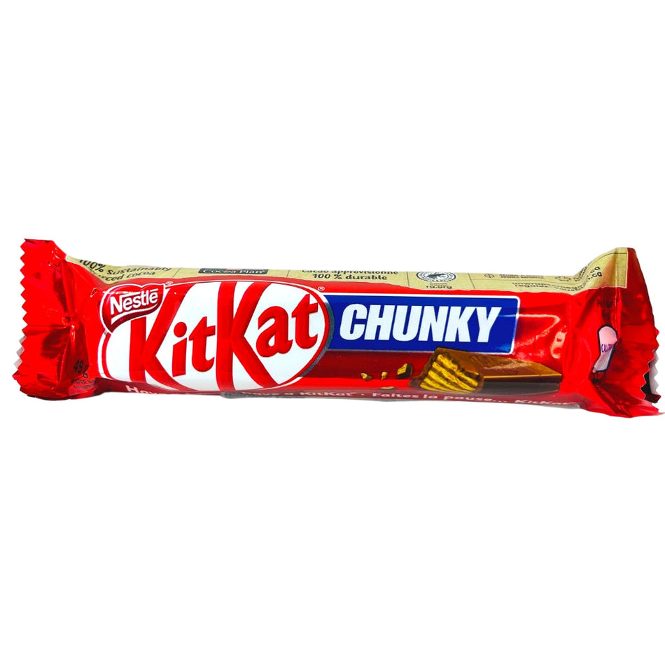 Kit Kat Chunky - 49g, Kit Kat Chunky, Chunky Chocolate Bar, Whimsical Snacking, Iconic Candy, Milk Chocolate Delight, kit kat, kit kat chocolate, kit kat chocolate bar, kit kat chunky, kit kat limited edition