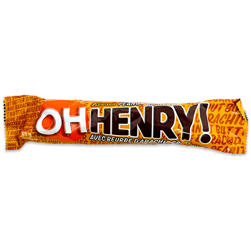 Oh Henry! Reese's Peanut Butter Bar 58g - Oh Henry has been around since the 1920s