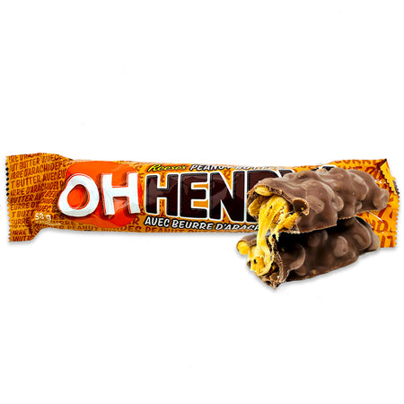 Oh Henry! Reese's Peanut Butter Bar 58g Opened - Oh Henry has been around since the 1920s